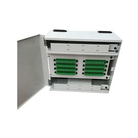48 Cores Fiber Optic Wall Mount Termination Box Simplex SC / Duplex LC Type