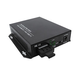 External 220V AC Fiber Media Converter RJ45 Connector Multi UTP SFP Slot